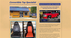 Desktop Screenshot of convertibletopspecialistrockhill.com